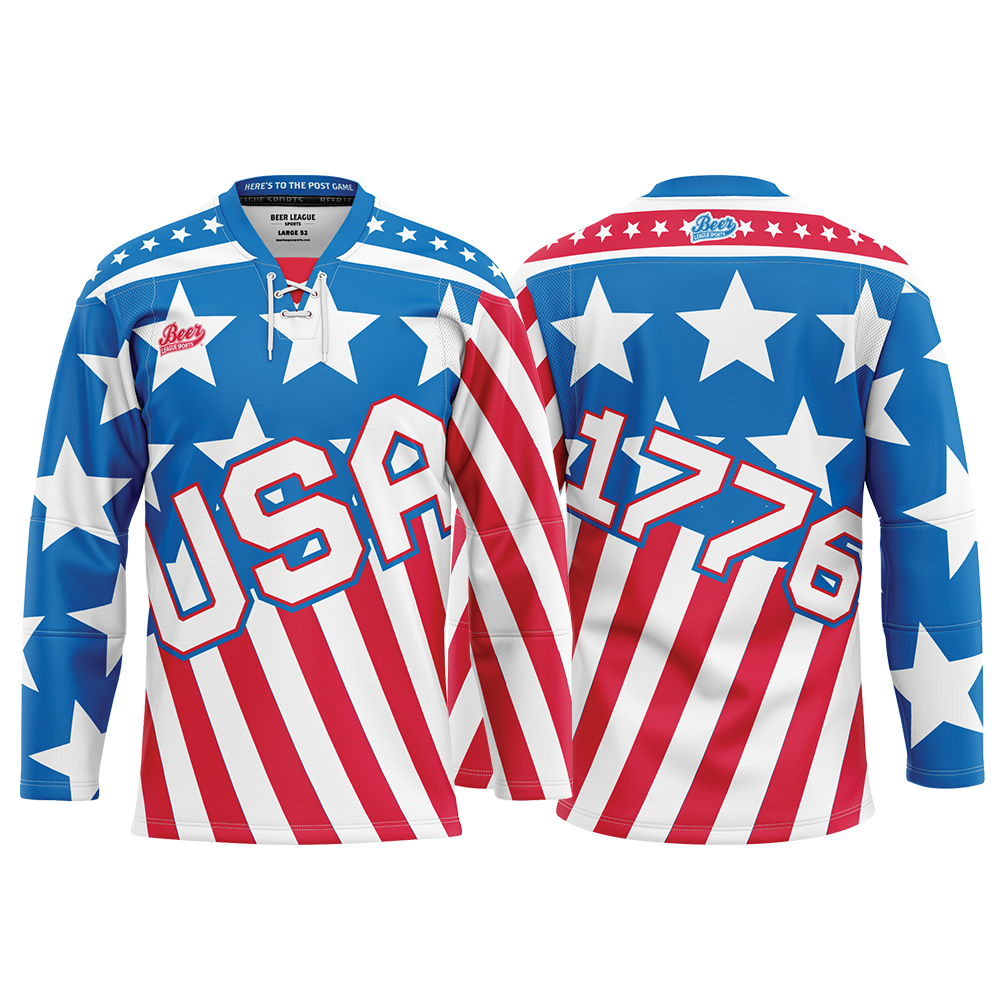 USA Patriotic Sublimated Jersey