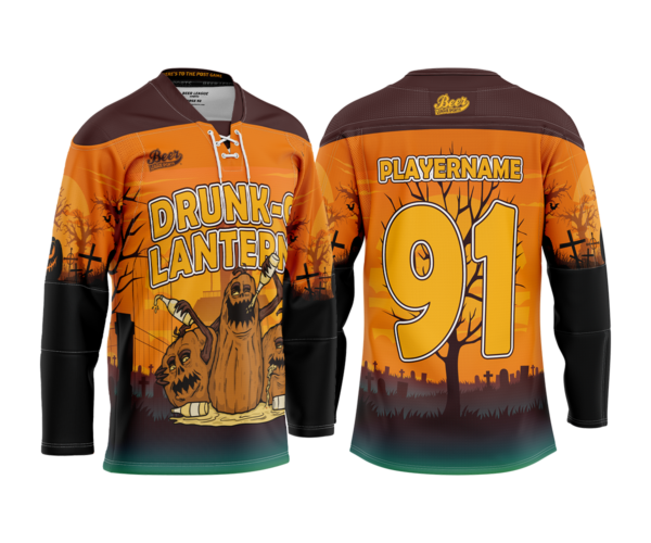 Drunk-O-Lanterns Sublimated Hockey Jersey